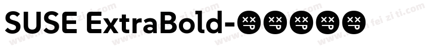 SUSE ExtraBold字体转换